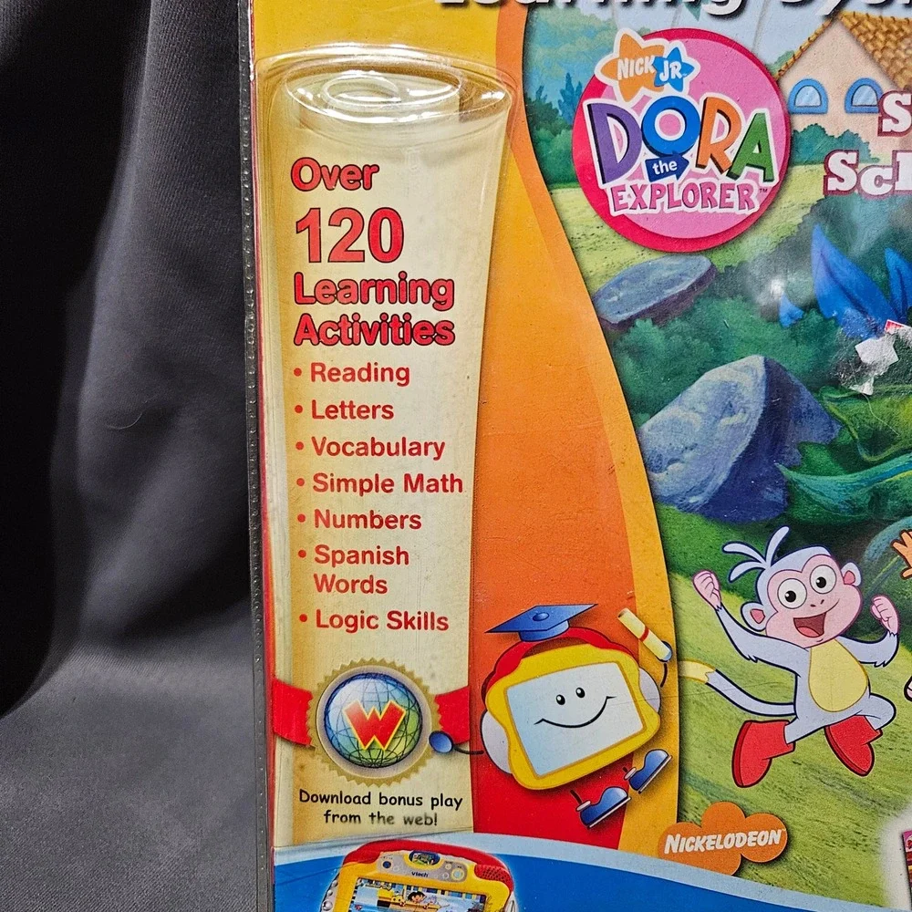 Vtech Whiz Kid Dora the Explorer Save the School Day Whizware New 80-086020